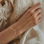 Graceful Beaded Hand Chain