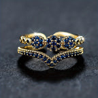 Luxurious Double Layer Ring