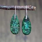 Natural Stone Teardrop Earrings