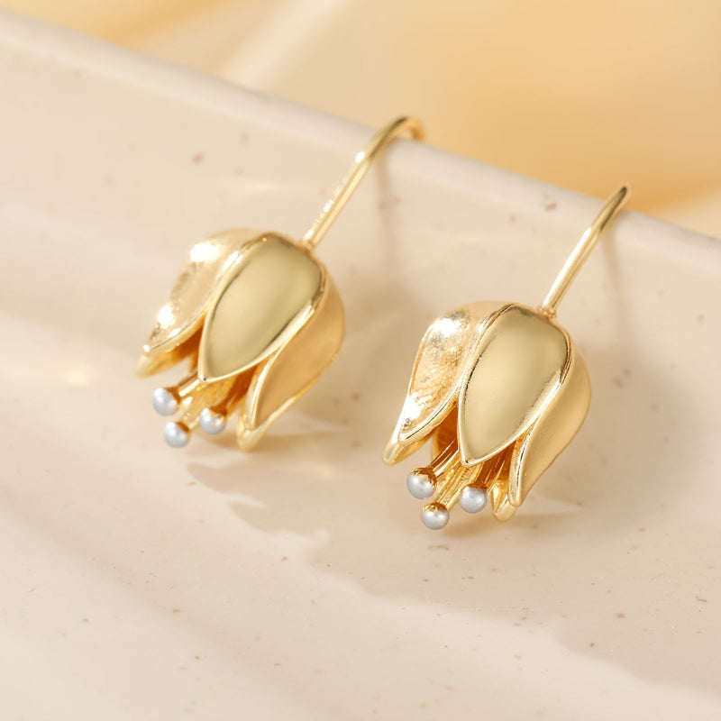 Luxe Bud Pendant Earrings