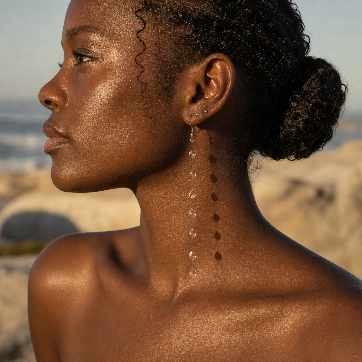 Palesa Line Drops Earrings