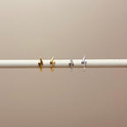 Lightning Bolt Micro Hoops