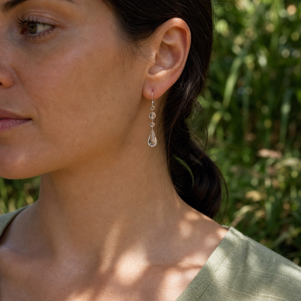 Perle Water Drop Earrings