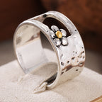 Artistic Flower Statement Ring