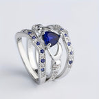Heart Claddagh Ring Set