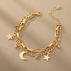 Luxe Star Moon Bracelet