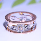 Radiant Rose Bloom Ring