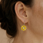 Dazzling Crystal Flower Earrings