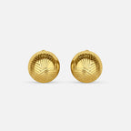 Elegant Gold Circle Earrings