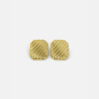 Dazzling Camilla Sculptural Gold Earrings
