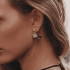 Silver Shiny Hoop Jewelry