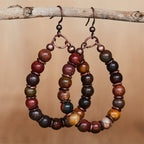 Vintage Creative Teardrop Bead Earrings
