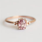 Blush Morganite Crystal Whisper Ring