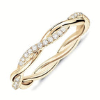 Twisted Pavé Crystal Band