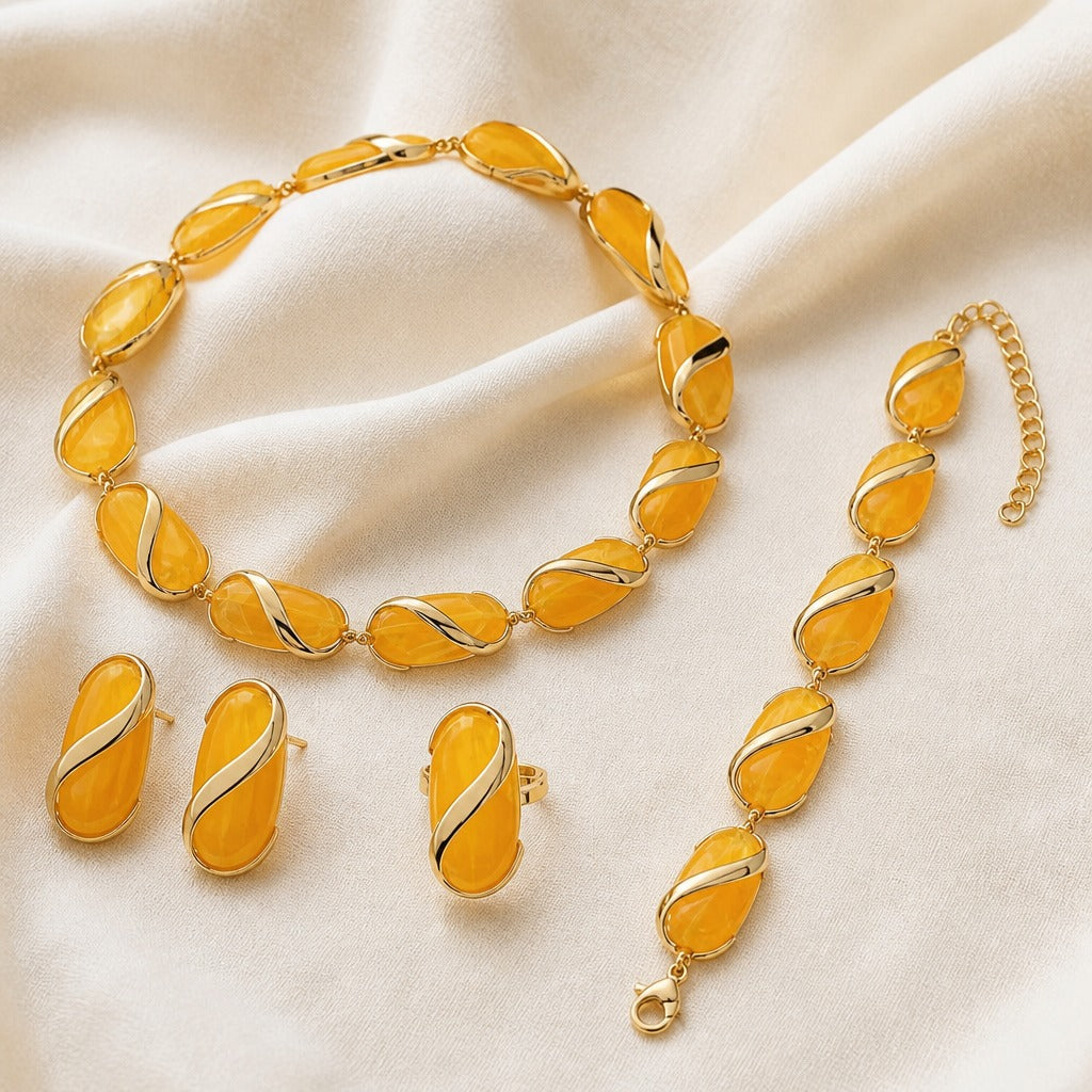 Couture Amber Swirl Set