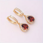 Exquisite Cubic Zirconia Drop Earrings