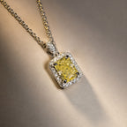 Refined Yellow Pendant Necklace