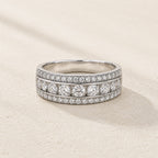 Chunky Paved Zirconia Ring