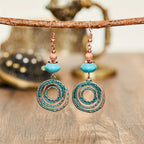 Retro Bohemian Hoop Earrings