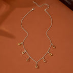 Timeless Gold Teardrop Necklace