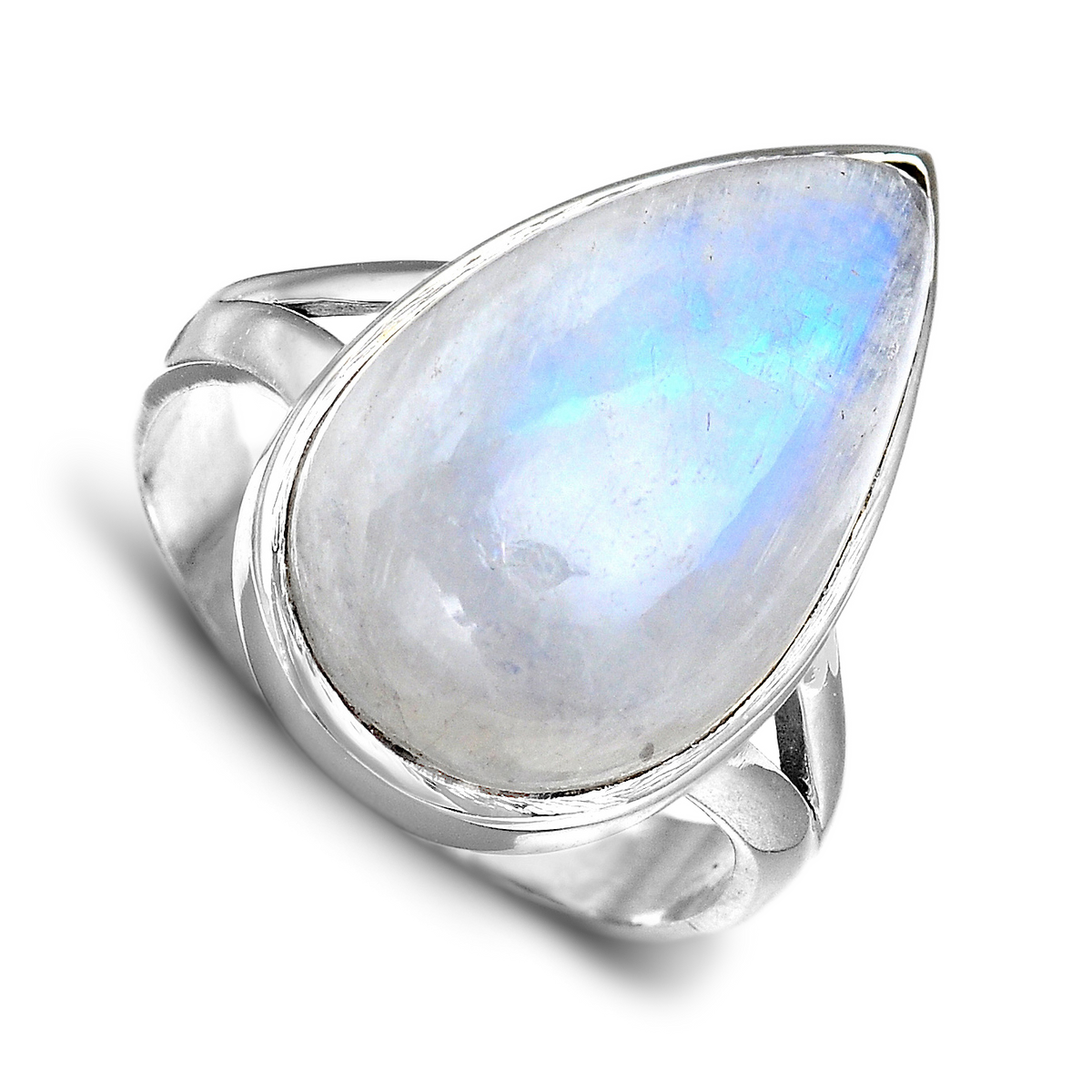 Teardrop Large Moonstone Ring
