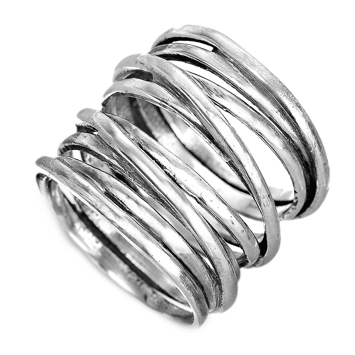 Chunky Wrap Wide Band Ring