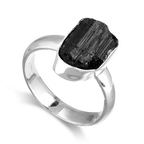 Boho Black Tourmaline Ring