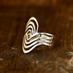 Boho Wave Statement Ring