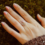 Boho Wave Statement Ring