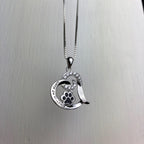 Forever By My Side Memorial Necklace
