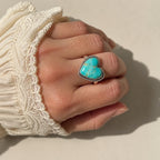 Artisan Heart Turquoise Ring