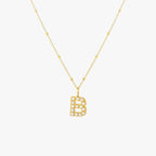 Pearl Initial Pendant Necklace