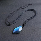 Mystical Blue Flash Labradorite Necklace