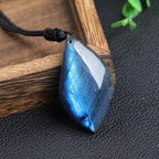 Mystical Blue Flash Labradorite Necklace