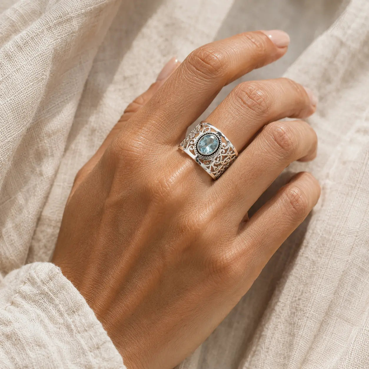 Bohemian Cubic Zirconia Ring