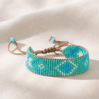 Geometric Handcraft Beaded Bracelet