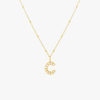 Pearl Initial Pendant Necklace
