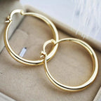 Bold Gold Hoop Earrings