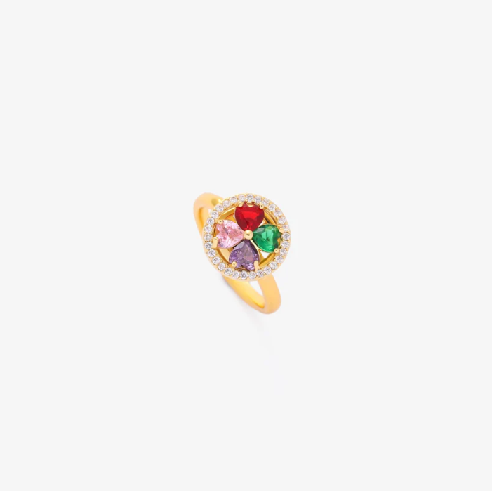Spinning Heart Glow Ring