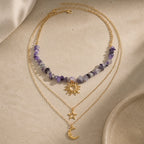 Celestial Layered Necklace Set