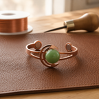 Crescent Copper Bracelet