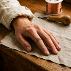 Noble Braid Copper Ring