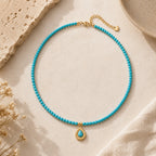 Modern Hera Vintage Bead Choker