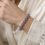 Cubic Zirconia Link Bracelet