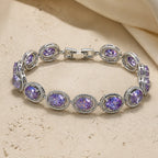 Cubic Zirconia Link Bracelet
