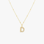 Pearl Initial Pendant Necklace