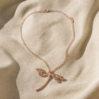 Dazzling Dragonfly Pendant Necklace