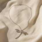 Dazzling Dragonfly Pendant Necklace