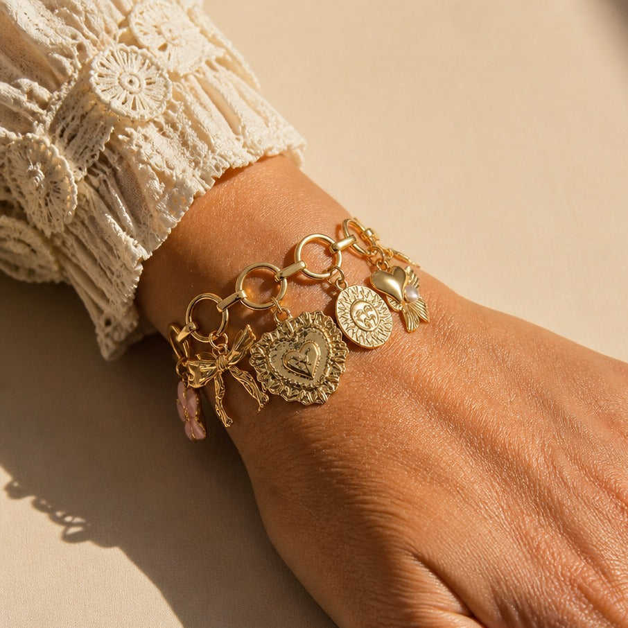 Delicate Bow Accent Bracelet