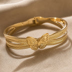 Exquisite Butterfly Cuff Bracelet